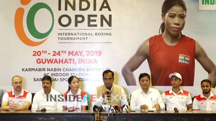 Mary Kom addresses the Press