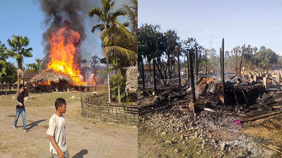 Houses, shops gutted in Arunachal fire Houses, shops gutted in Arunachal fire