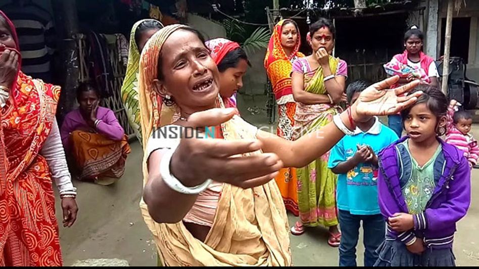 TMC team visits affected families in Dhola TMC team visits affected families in Dhola