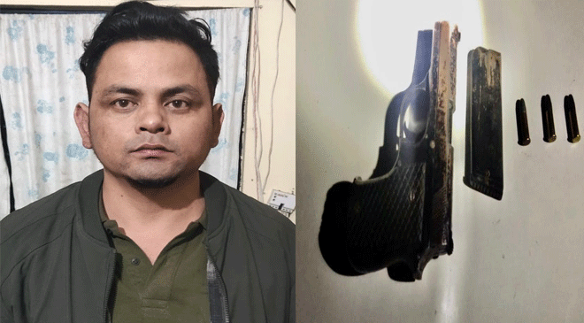 A Scene from today's bandh