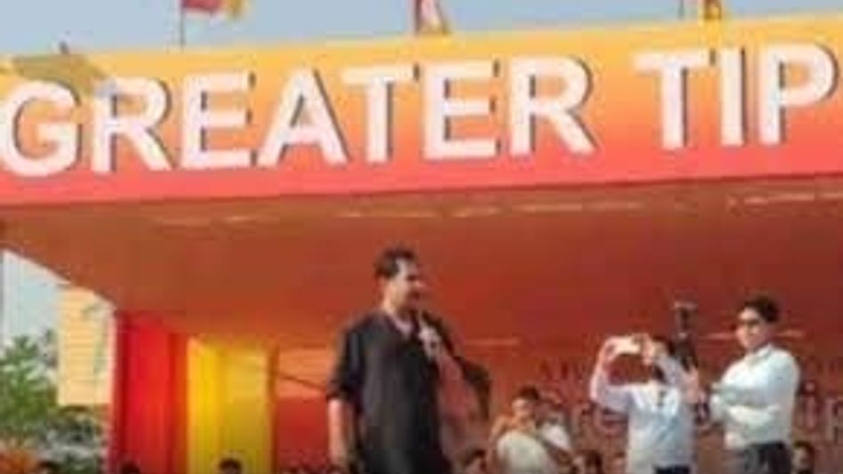 TIPRA 's Pradyot Manikya demands 'Greater Tipraland' TIPRA 's Pradyot Manikya demands 'Greater Tipraland'