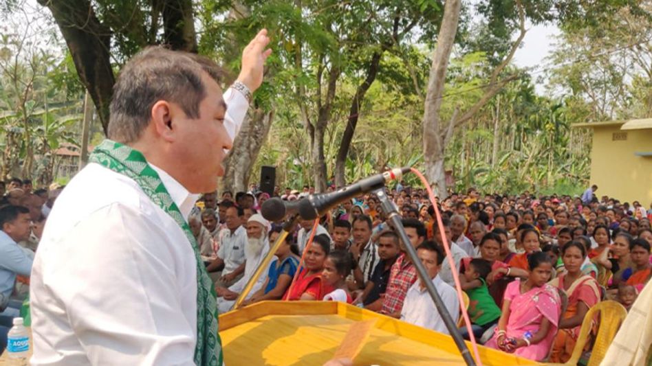 BJP's 'Hindu-Muslim' politics slammed by BPF leader Ganesh Kachary BJP's 'Hindu-Muslim' politics slammed by BPF leader Ganesh Kachary