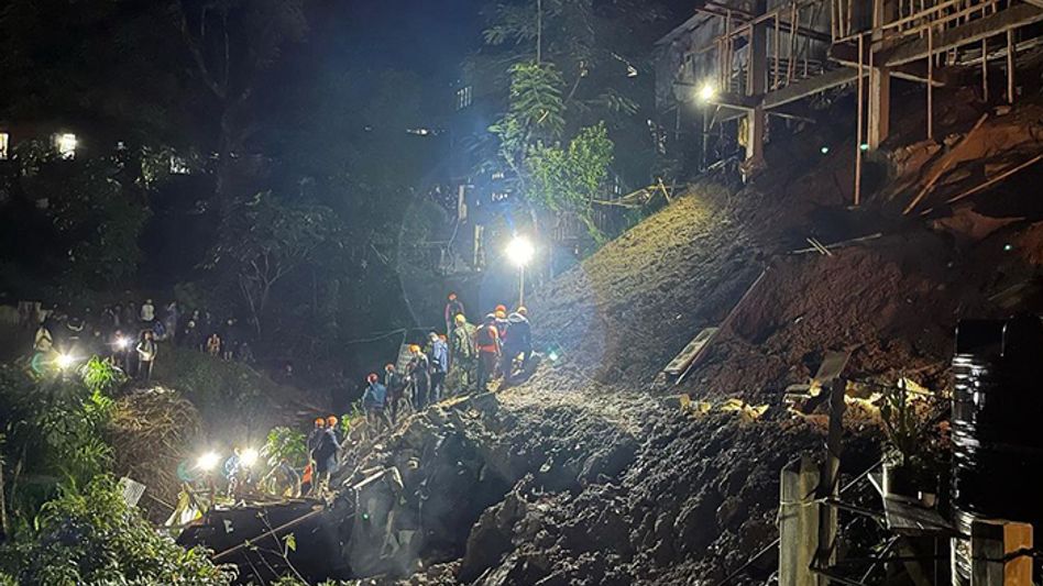 4 children from the same family buried alive in Aizawl landslide 4 children from the same family buried alive in Aizawl landslide