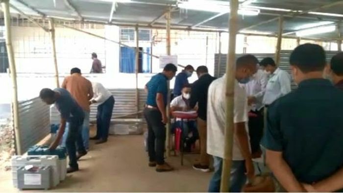 Officials leave for 2 booths in Haflong constituency for April 20 repolls