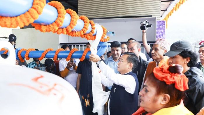 Sikkim: CM Prem Singh inaugurates water management and supply system at Reshi