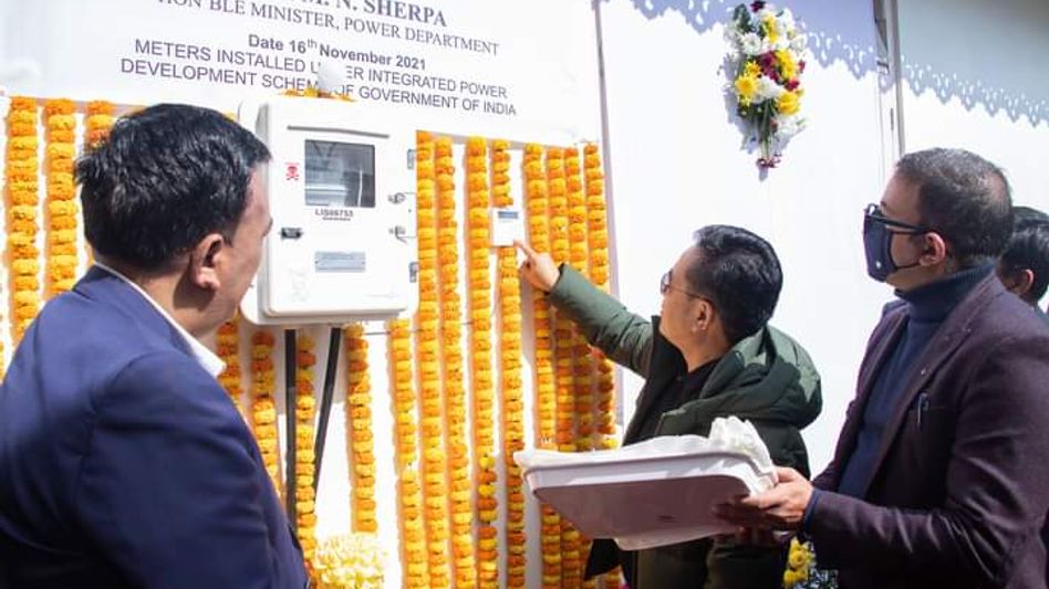Sikkim CM inaugurates Prepaid energy meter at Mintokgang Sikkim CM inaugurates Prepaid energy meter at Mintokgang