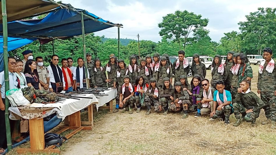 Assam: Twenty Seven KNLF cadres surrender with arms Assam: Twenty Seven KNLF cadres surrender with arms