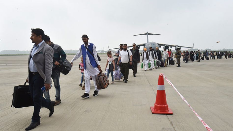 Afghanistan crisis: 16 evacuees test positive for COVID-19 on arrival in Delhi Afghanistan crisis: 16 evacuees test positive for COVID-19 on arrival in Delhi
