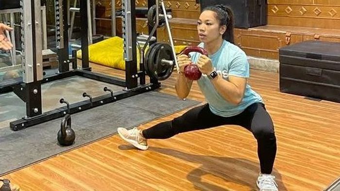 Olympic medalist Mirabai Chanu restarts training for upcoming events