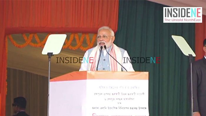 Modi announces slew of big budget projects in Assam to placate masses