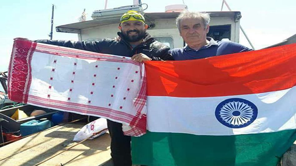 ASSAM: FORMER INTERNATIONAL SWIMMER CROSSES 29KMS IN ENGLISH CHANNEL ASSAM: FORMER INTERNATIONAL SWIMMER CROSSES 29KMS IN ENGLISH CHANNEL