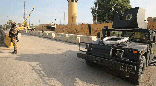 Five Rockets Strike US Embassy in Baghdad Five Rockets Strike US Embassy in Baghdad
