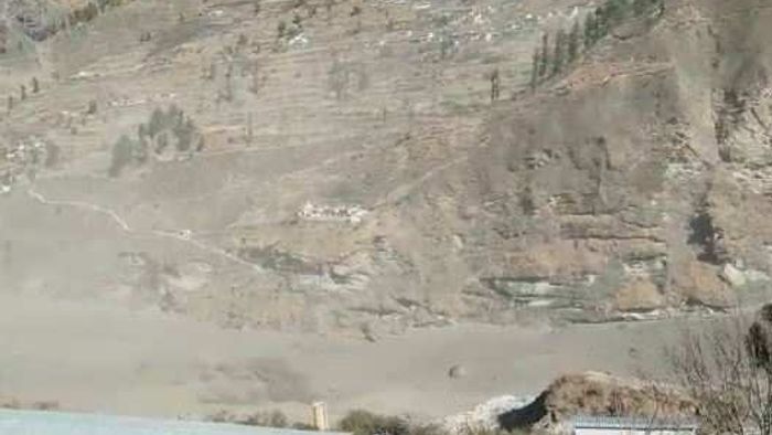 glacier break off in Uttarakhand