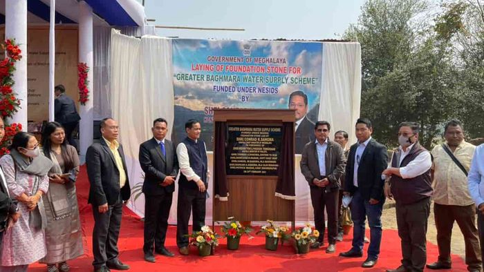 CM Sangma lays foundation