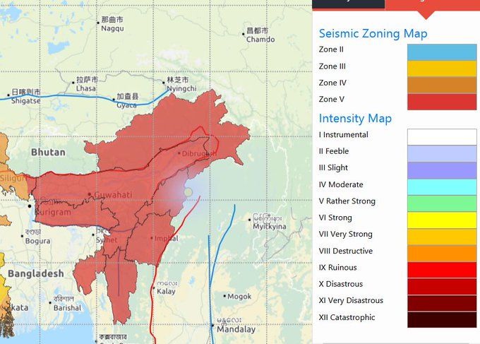 3.2 Magnintute earthquake jolts Nagaland