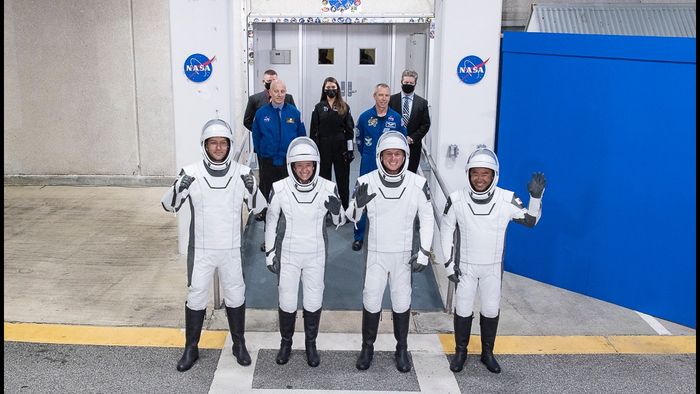 NASA-SpaceX launches 4 astronauts to International Space Station
