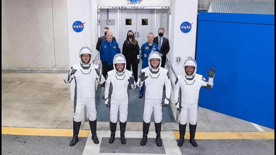 NASA-SpaceX launches 4 astronauts to International Space Station NASA-SpaceX launches 4 astronauts to International Space Station