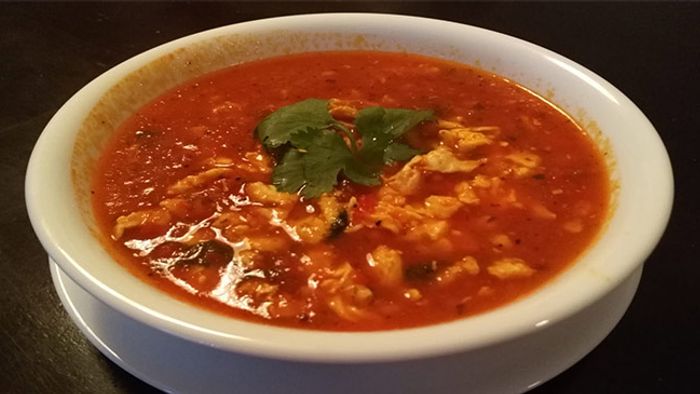 Omelette Tomato Soup