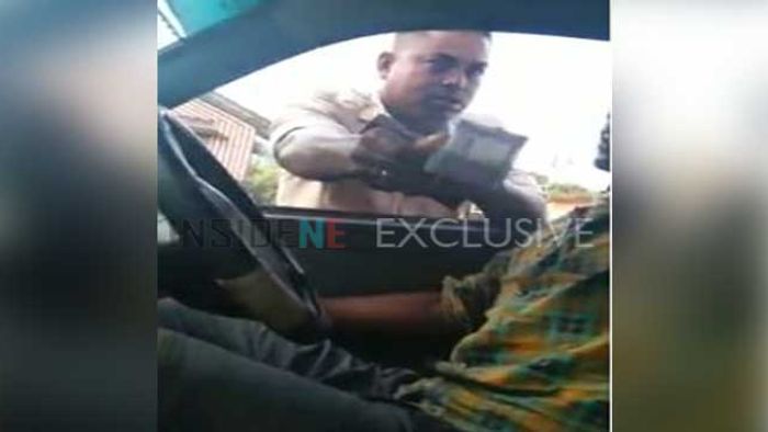 Foul-Mouthed Assam Cop Caught Taking Bribe on Cam, Receives Severe Criticism