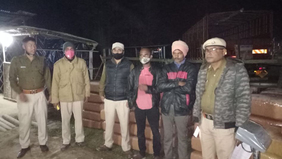 Assam police seizes 2,360 kg 'ganja' from truck coming from Tripura; CM lauds Assam police seizes 2,360 kg 'ganja' from truck coming from Tripura; CM lauds