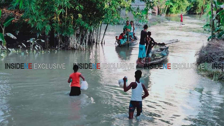 Overall flood situation in Assam improves, 1.96 lakh still affected Overall flood situation in Assam improves, 1.96 lakh still affected