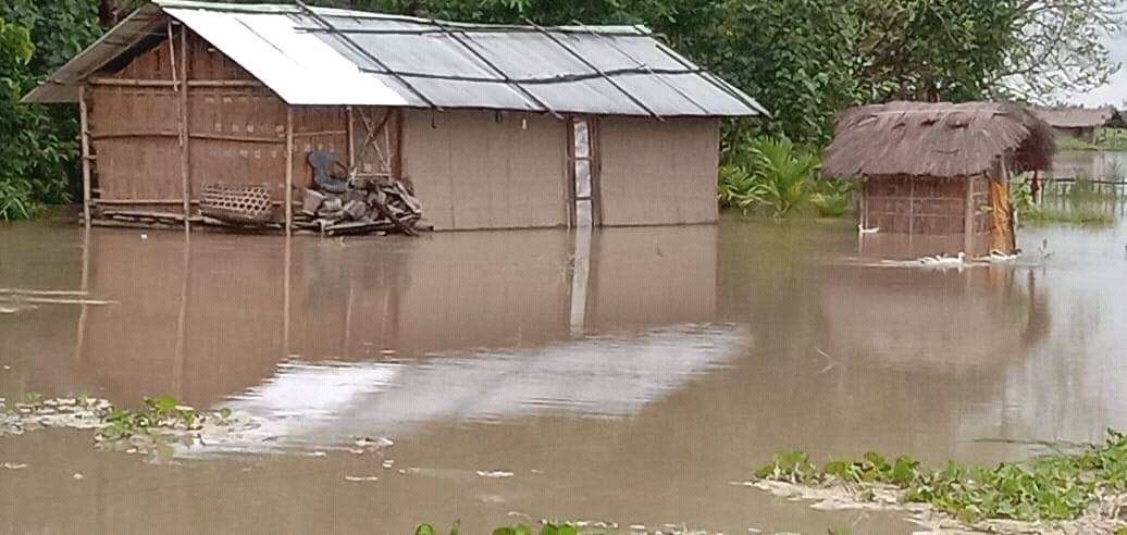 Assam: Second wave of flood hits Dhemaji leaving hundreds of families homeless