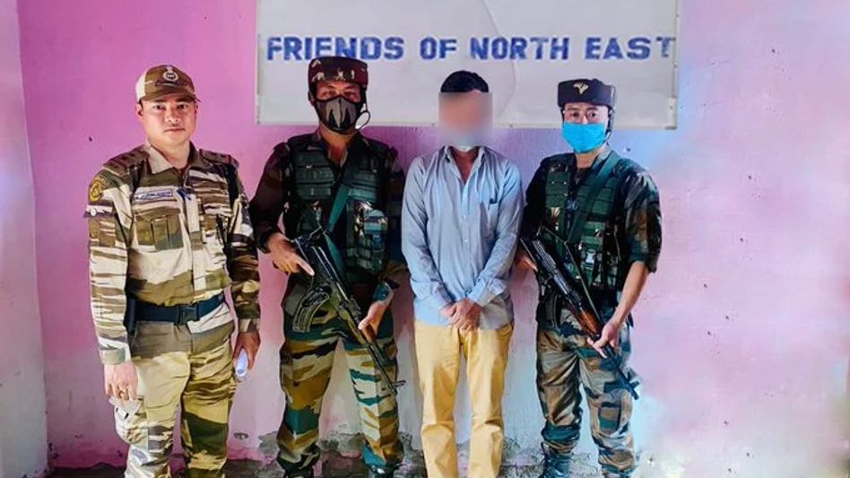 Manipur: UNLF cadre held from Bishnupur District Manipur: UNLF cadre held from Bishnupur District