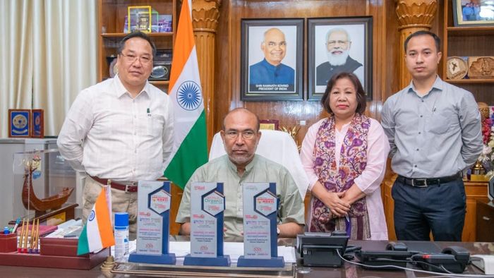 Manipur bagged three awards recently concluded “World Organic Expo-2022”