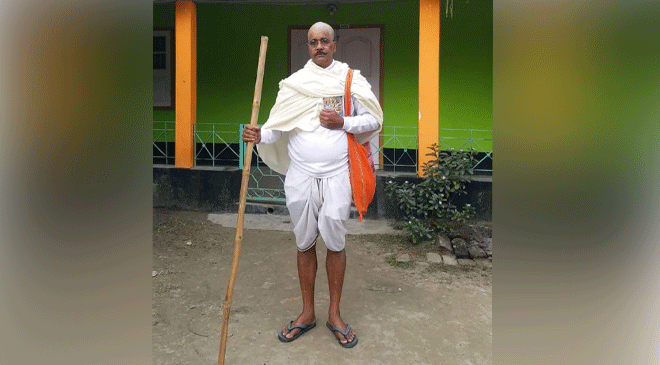 Assam Gandhian Walks from Barpeta to Dispur to Oppose 'CAA' Assam Gandhian Walks from Barpeta to Dispur to Oppose 'CAA'