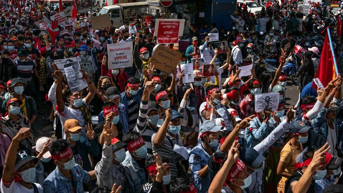 Britain urged its people to leave coup-hit Myanmar