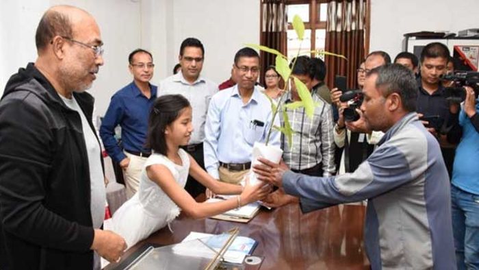 Manipur CM Seeks Conrad's Support for Protection of Manipur Rajbari at Meghalaya