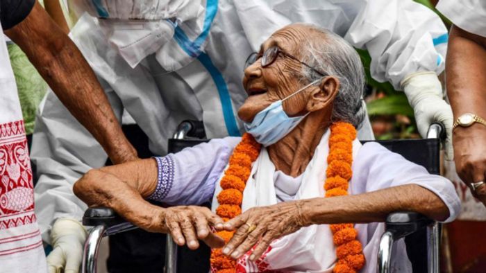 100 year old grandma of Assam beats COVID-19