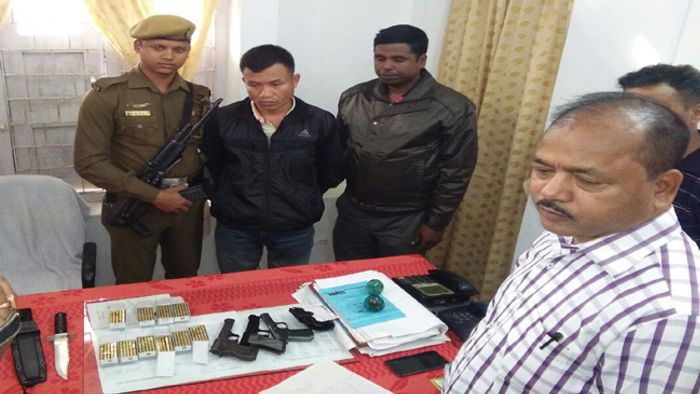 ARMS AND AMMUNITION RECOVERED IN TRIPURA AHEAD OF PM VISIT