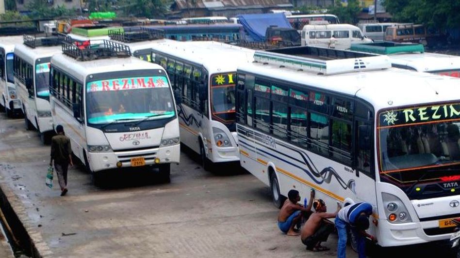 Indefinite bus strike in Tripura demanding fare hike Indefinite bus strike in Tripura demanding fare hike