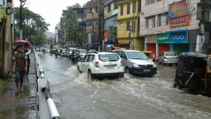 Flash floods brings Guwahati to a standstill