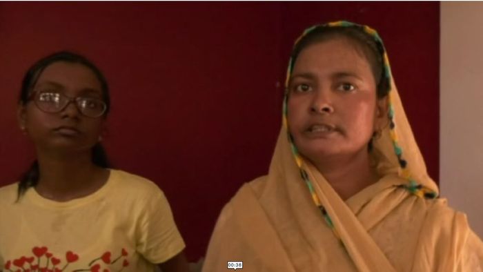 Daughter and wife of slain constable Habibur Rahman