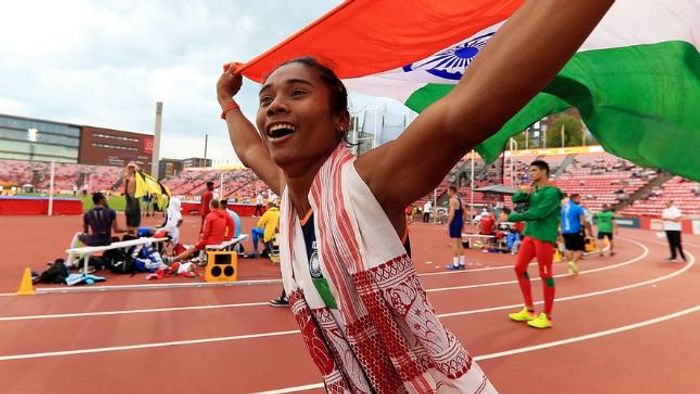 Assam sprinter Hima Das upgraded to Gold in mixed relay in 2018 Asian Games