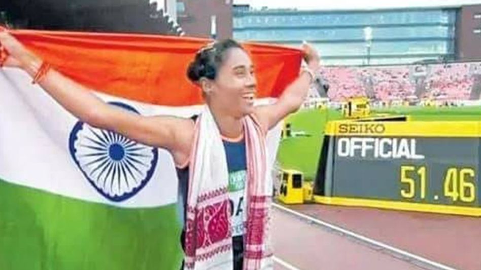 ASSAM: INDIAN SPRINTER HIMA DAS BAGS GOLD IN IAAF CHAMPIONSHIP ASSAM: INDIAN SPRINTER HIMA DAS BAGS GOLD IN IAAF CHAMPIONSHIP
