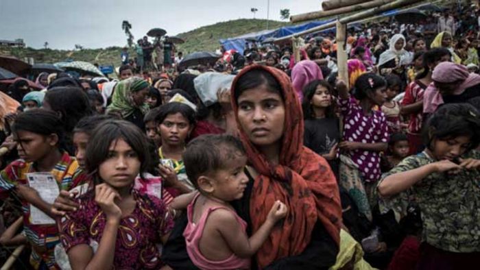 Buddhist refugees