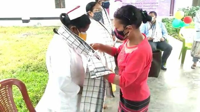 Assam: Frontline workers felicitated at Haflong
