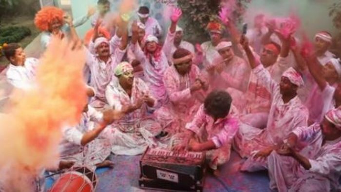 Contrasting pictures of turnout for Holi revelry and electioneering in Assam