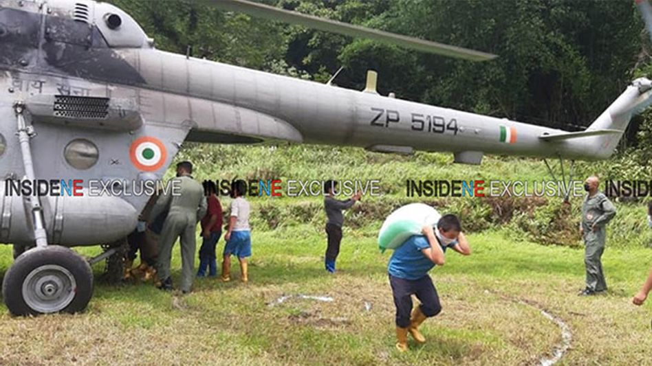 North Sikkim loses connectivity due to landslide, IAF drops essentials North Sikkim loses connectivity due to landslide, IAF drops essentials