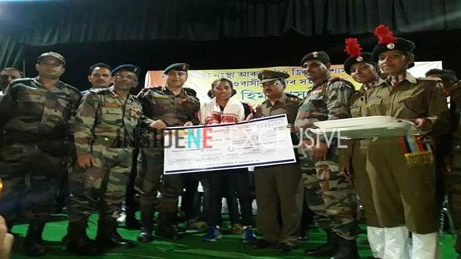 Hima Das Felicitated By NCC Hima Das Felicitated By NCC