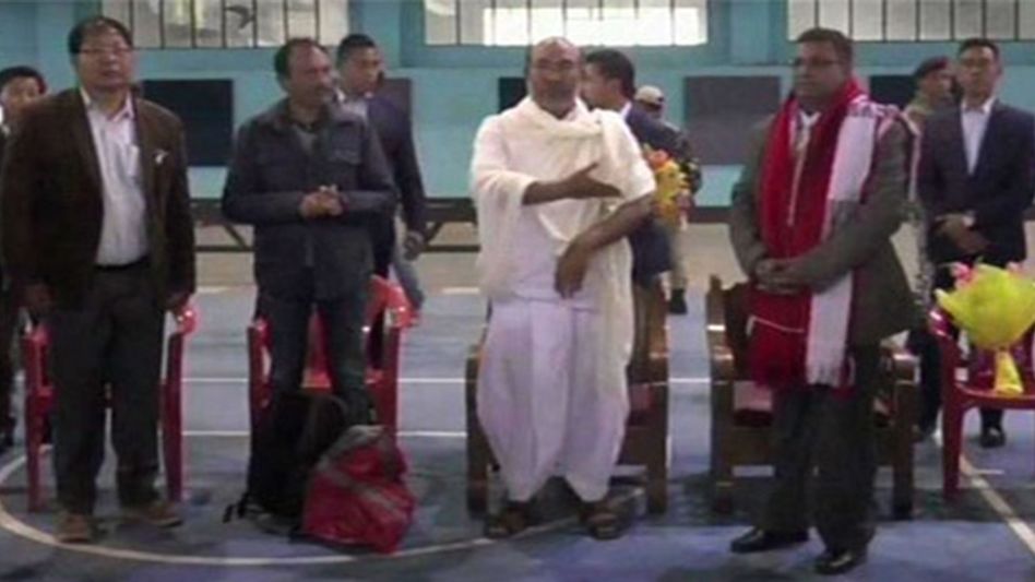 Manipur Chief Minister hands over 179 Nepalese trafficking victims to the Embassy Manipur Chief Minister hands over 179 Nepalese trafficking victims to the Embassy