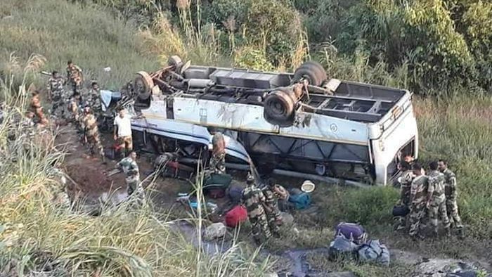 Meghalaya: Bus Carrying BSF Jawans Falls into Gorge; 1 Dead on the Spot