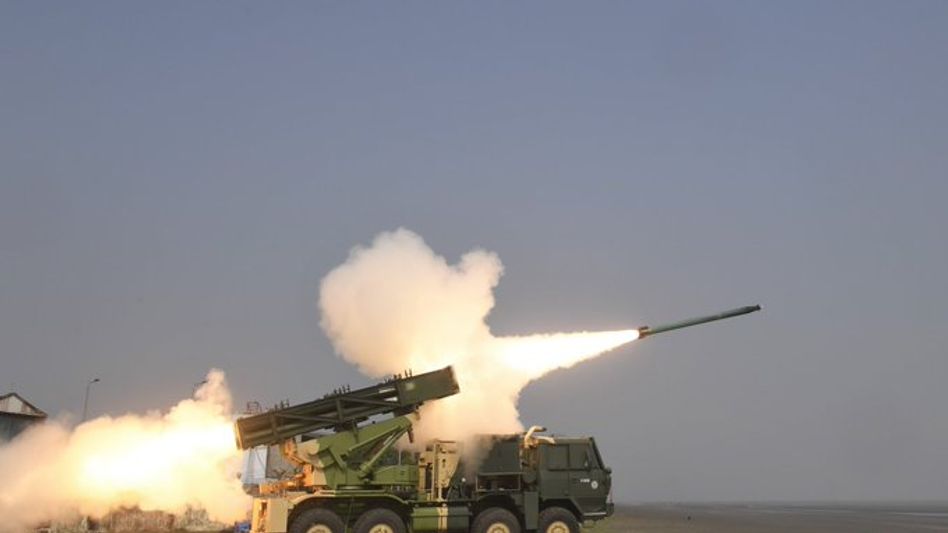 Enhanced version of Pinaka rockets tested successfully Enhanced version of Pinaka rockets tested successfully
