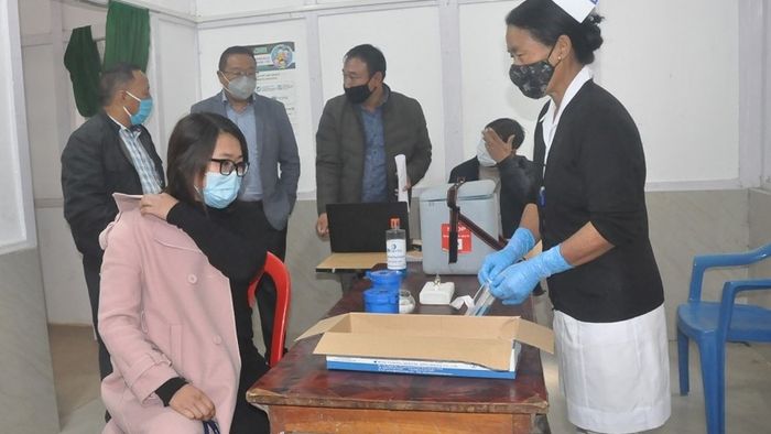 COVID-19 Vaccination Dry Run Held in Nagaland’s Wokha
