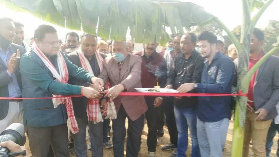 ACA Starts Building Pavilion, Wickets in Biswanath Ground ACA Starts Building Pavilion, Wickets in Biswanath Ground