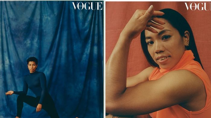 Olympics medalists from Northeast Lovlina Borgohain and Mirabai Chanu poses for Vogue India cover