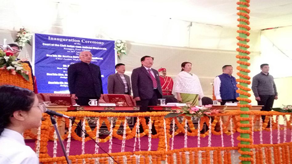 SIKKIM: INAUGURATION OF COURT OF CIVIL CUM JUDICIAL MAGISTRATE IN THE STATE SIKKIM: INAUGURATION OF COURT OF CIVIL CUM JUDICIAL MAGISTRATE IN THE STATE